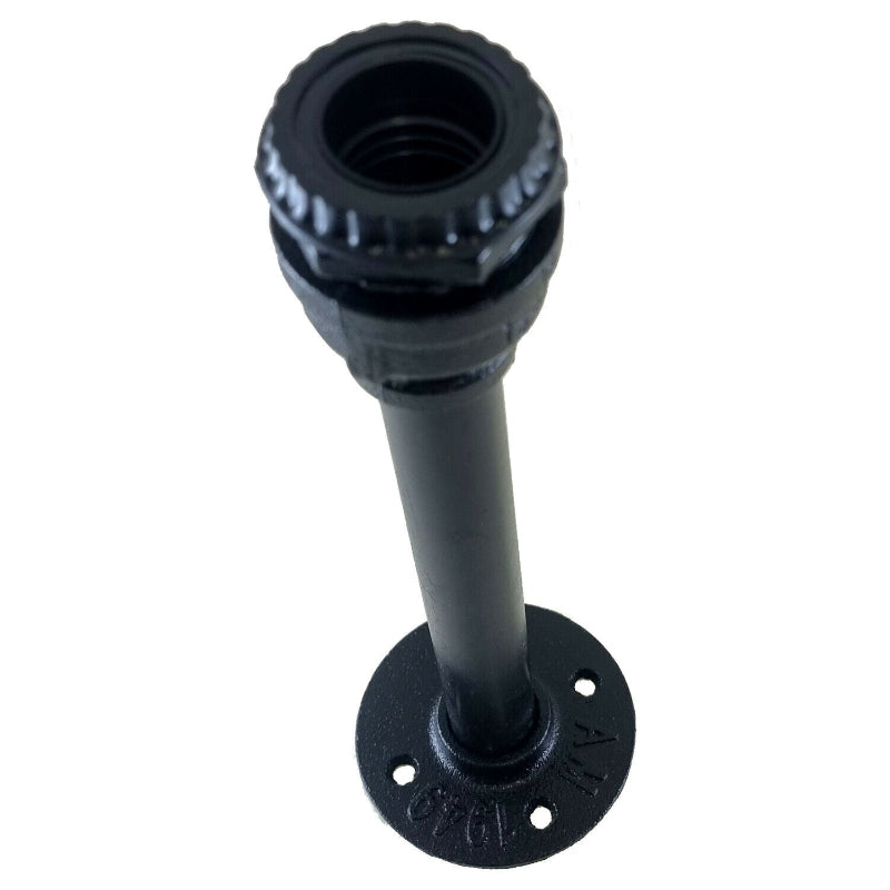 Moderne schwarze Rohr Deckenlampe für Schlafzimmer.