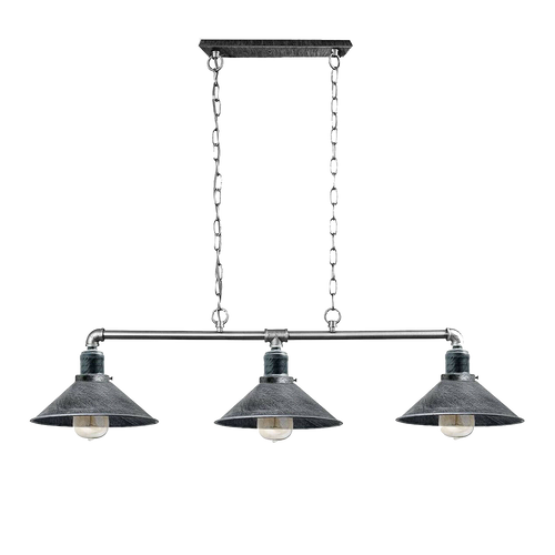 Stilvolle Abgehängte Deckenleuchten und Retro-Pipen | Silberne Highlights~2380