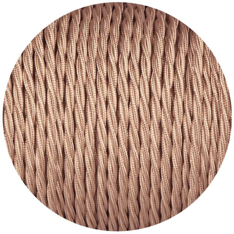 rose gold stoffkabel 3-adrig für pendelleuchte

