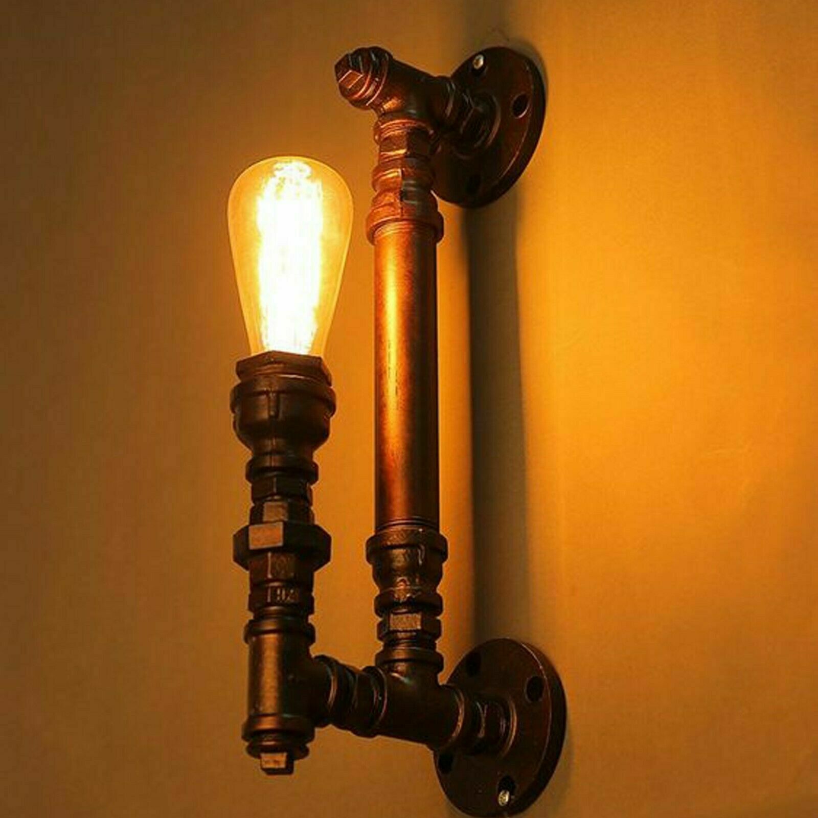 Hell in Vintage Rustikale Rohrlampen(DIY)