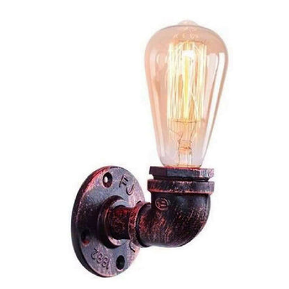 Vintage Industrielle Wasserpfeifenlampe Retro Licht Steampunk Wandleuchte LEDSone DE-5