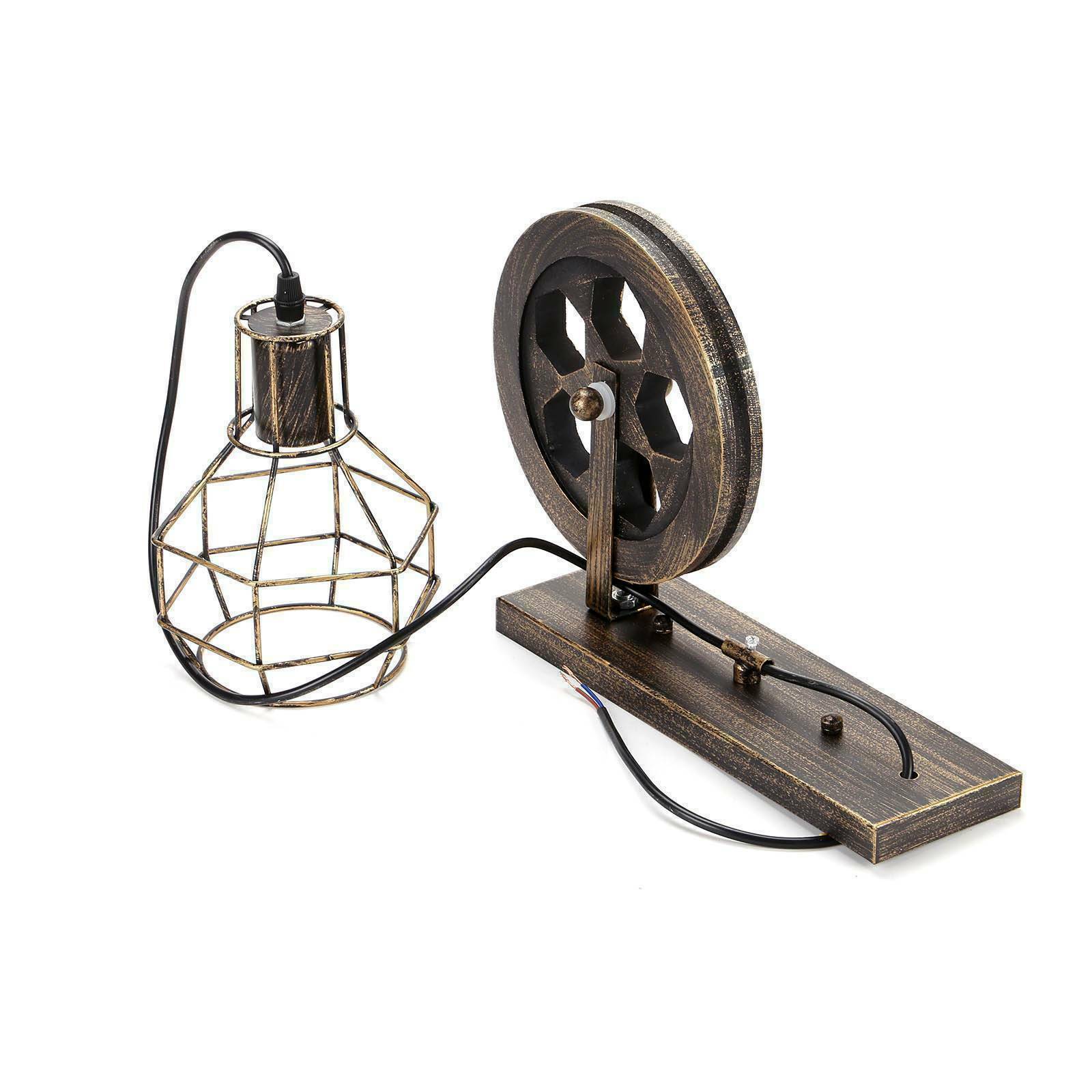 Wandleuchte Retro Rad Licht Rustikale Vintage Pipe Industrial Steampunk Beleuchtung