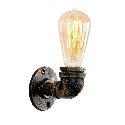Vintage Industrielle Wasserpfeifenlampe Retro Licht Steampunk Wandleuchte LEDSone DE-12