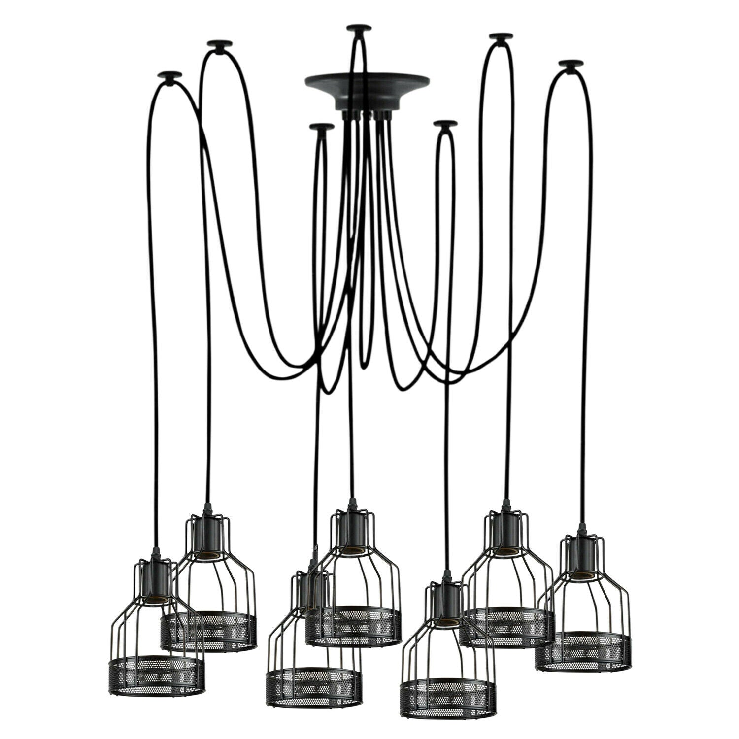 Spinnenlampe Pendelleuchte 2-flammig Schlafzimmer