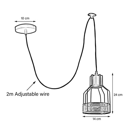 Spinnenlampe Pendelleuchte 2-flammig Schlafzimmer