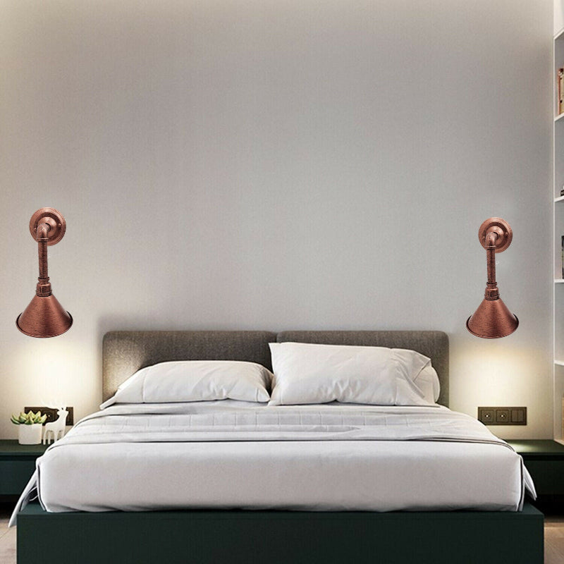 Kupferrohr-Wandleuchte für stilvolle Flure, Schlafzimmer oder Wohnzimmer