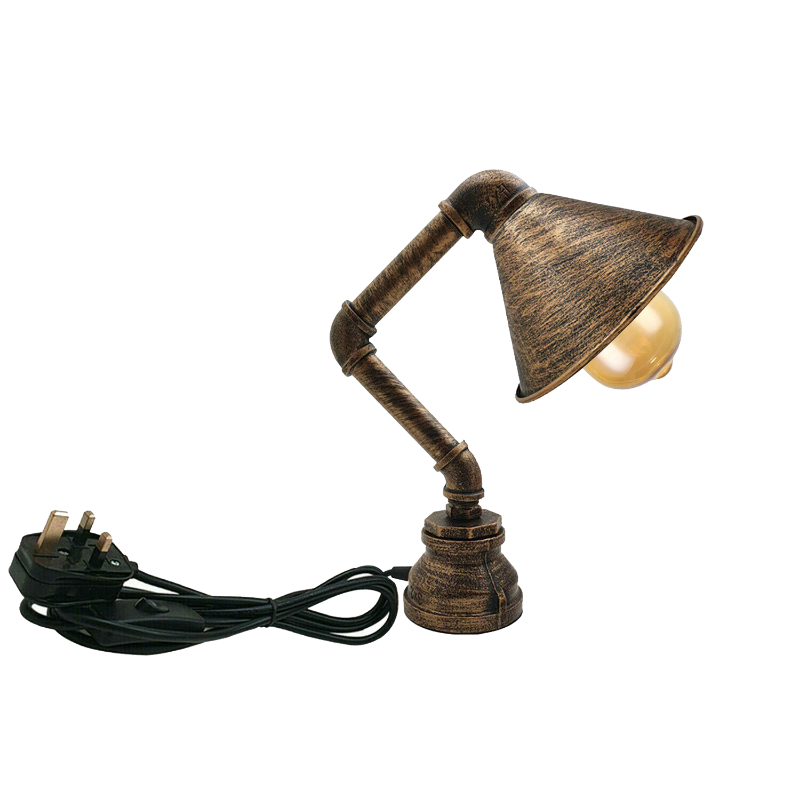 Moderne Tischlampe Schwarz  Rohr Innen Wandleuchte