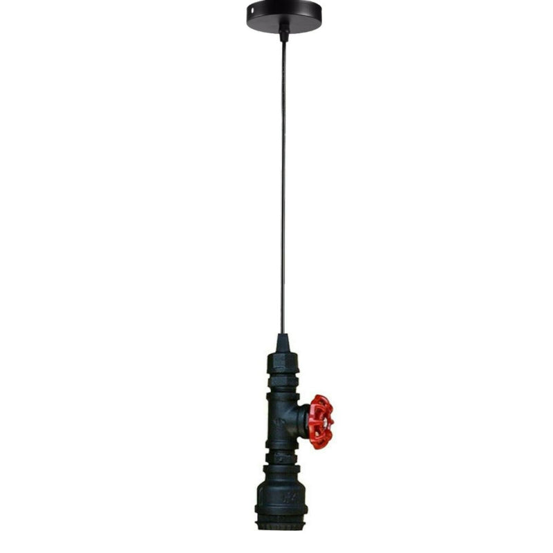 Wasserrohr Pendelleuchte im Industriestil, Ø17 cm Schirm, modernes Design